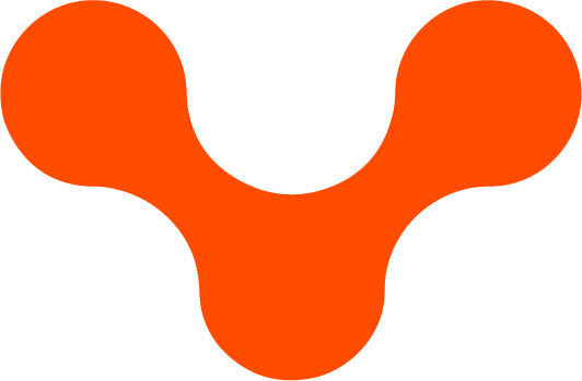 Formas orgánicas naranja Guillermo y Gloria