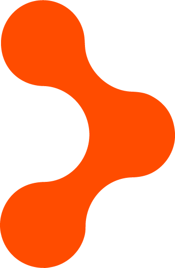 Formas orgánicas naranja Guillermo y Gloria