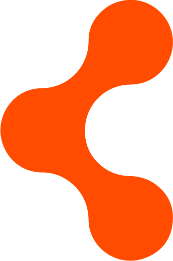 Formas orgánicas naranja Guillermo y Gloria